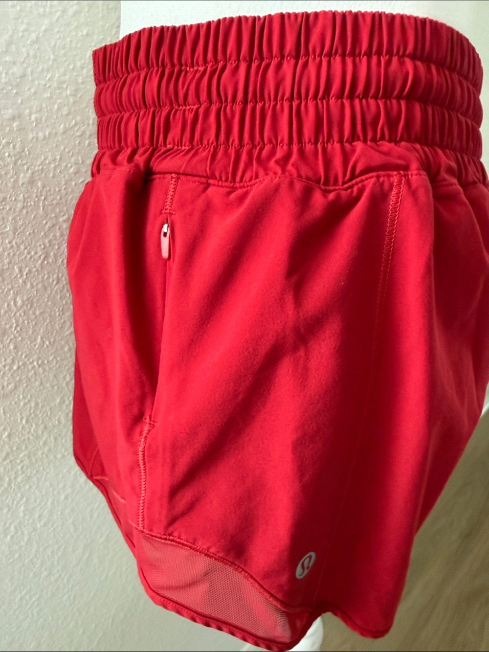 lululemon athletica Red Women's Athletic Shorts - Picture 3 of 8